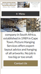 Mobile Screenshot of picturehanging.co.za